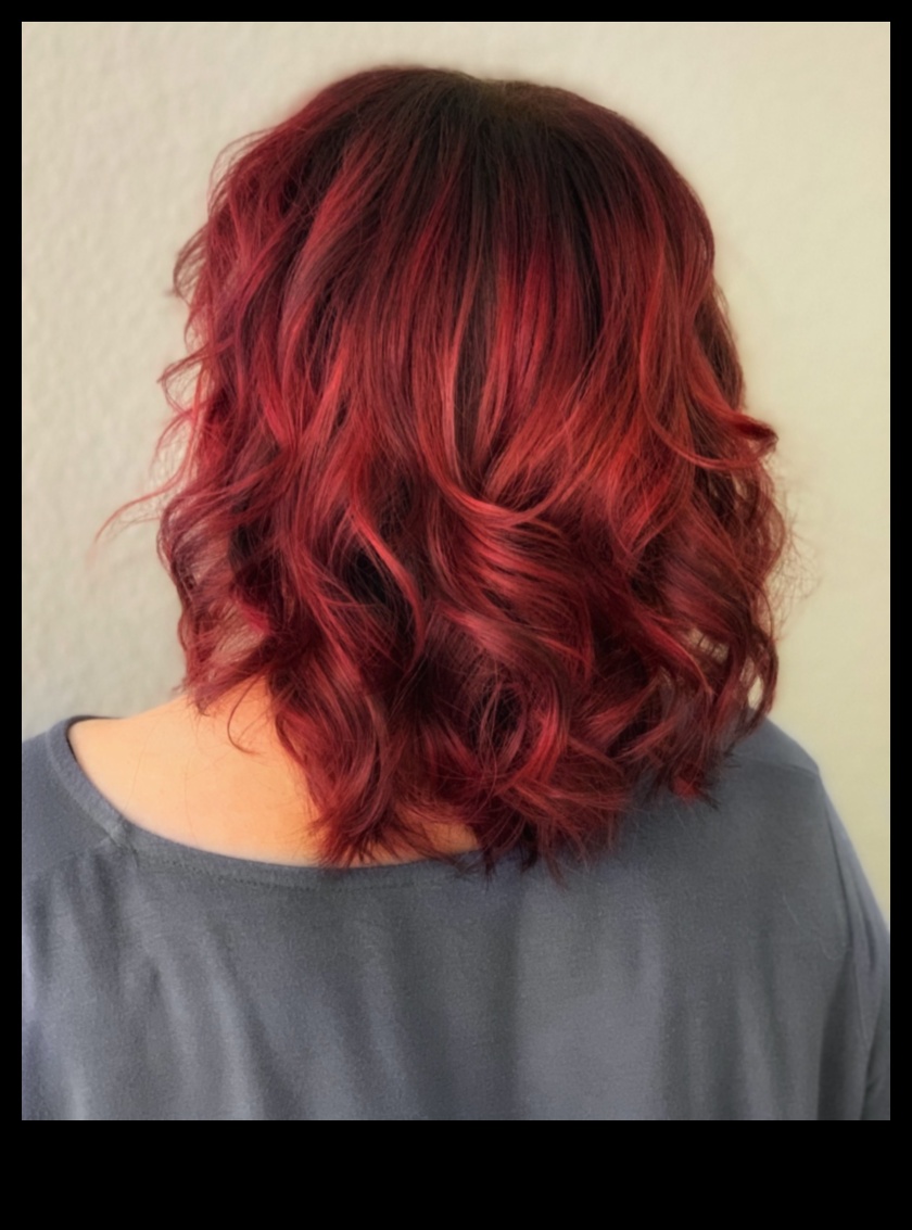 Starojošs sarkanā krāsā Turpinājums: ugunīgi un drosmīgi ballīšu mati pārsteidzošam izskatam