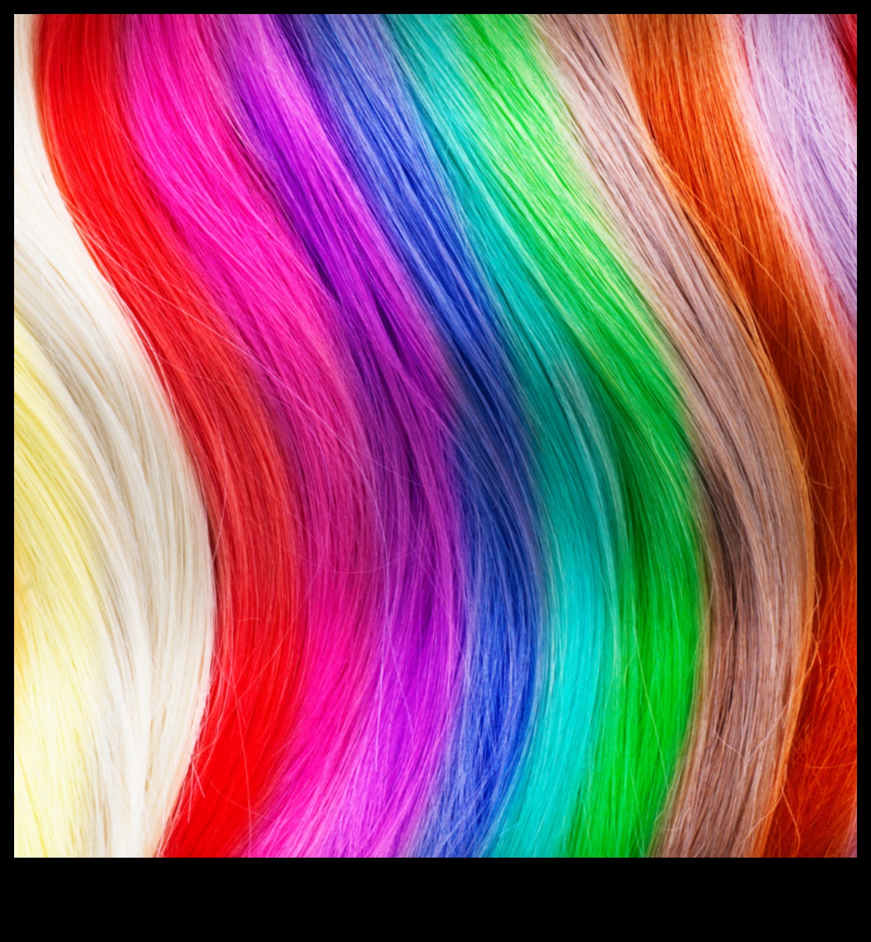 Neona gaismas treknās matu krāsas, kas rada priekšstatu 5 Neona gaismas: drosmīgas matu krāsas, kas rada priekšstatu