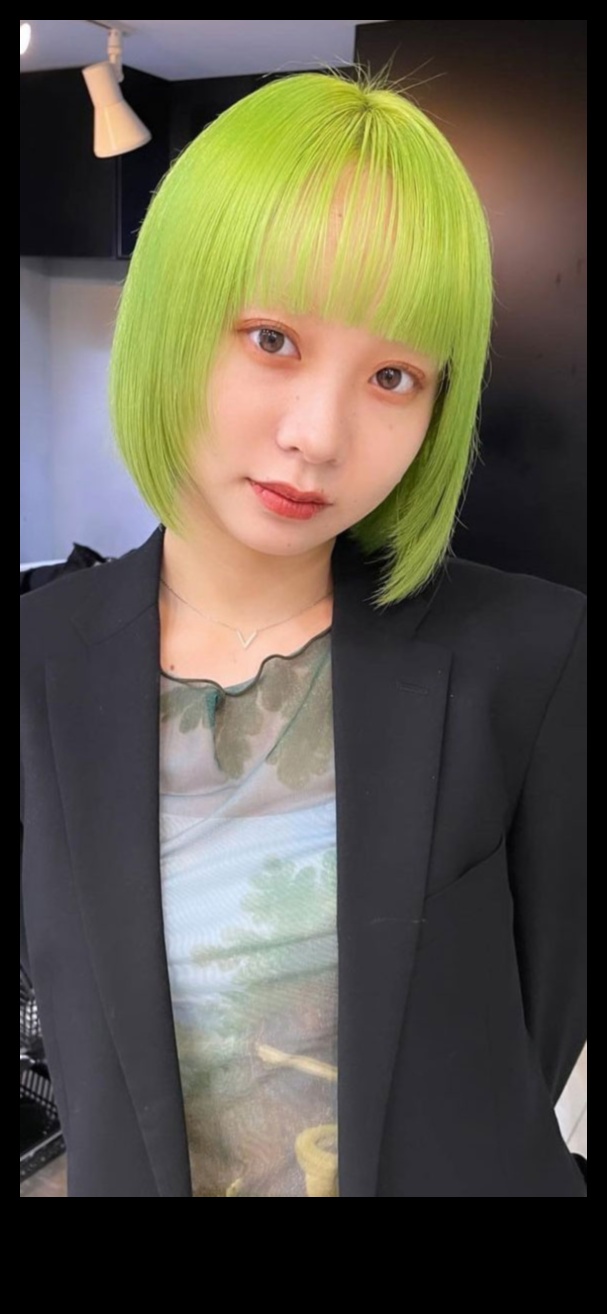 Neona gaismas, spilgtas matu krāsas, kas rada priekšstatu 4 Neona gaismas: drosmīgas matu krāsas, kas rada priekšstatu