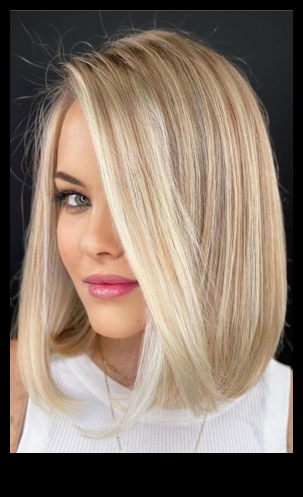 Gludas un taisnas blondas frizūras: mūžīgas un izsmalcinātas