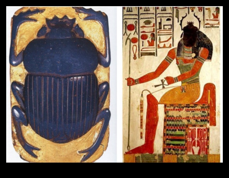 Saullēkta ainas: Saules simbolika Ēģiptes mākslā