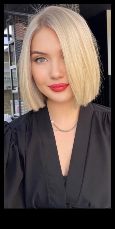 Gludas un taisnas blondas frizūras: mūžīgas un izsmalcinātas