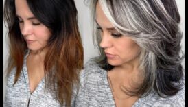 Pāreja uz pelēku: gracioza un eleganta sudraba matu krāsa