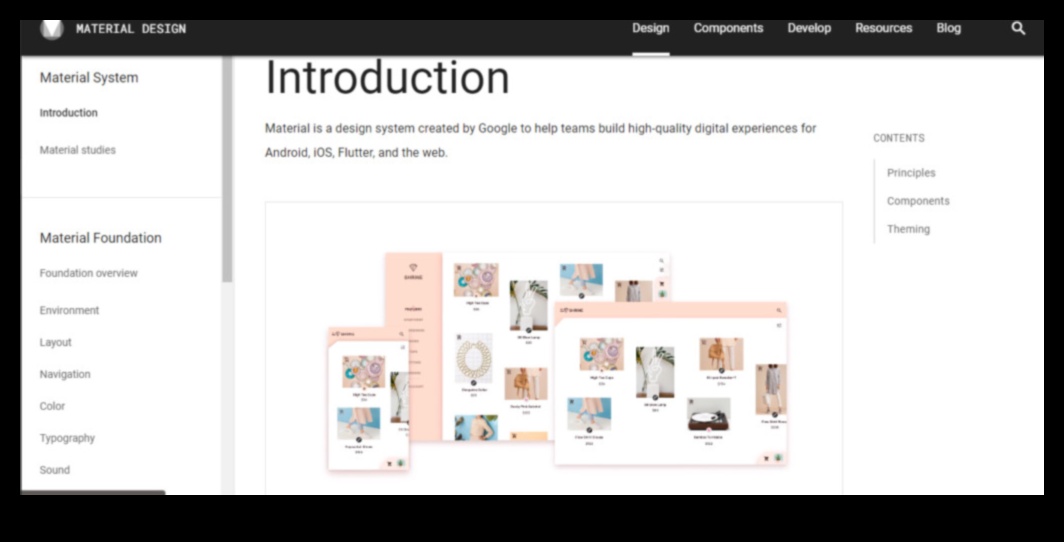 Izteiksmes evolūcija: materiāla dizains cauri laikiem